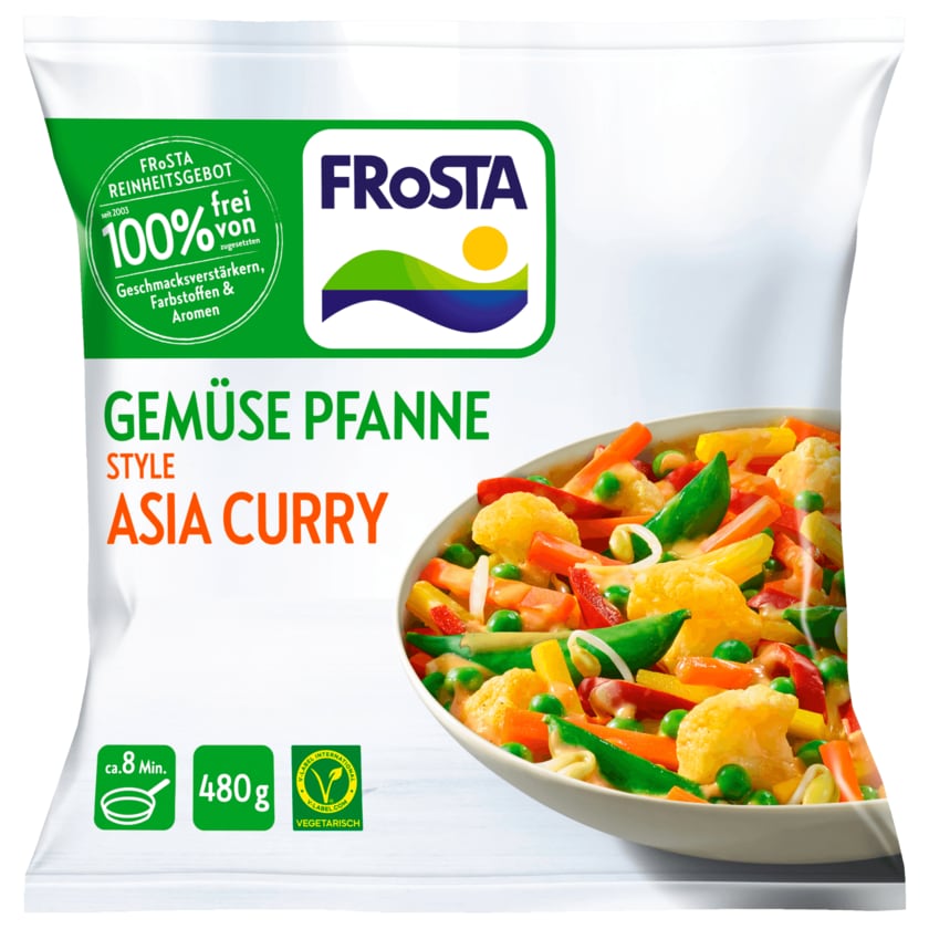 Frosta Gemüse Pfanne Style Asia Curry 480g